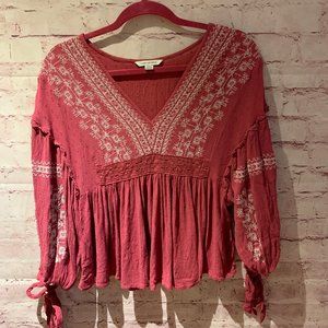 american eagle boho top